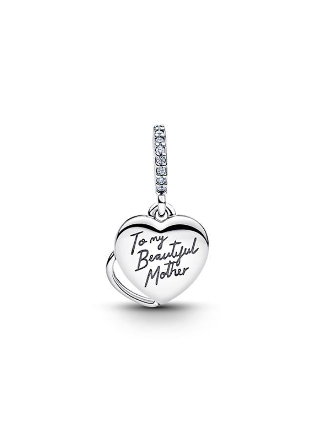 PANDORA Beautiful Mother Double Dangle Charm - Image 2